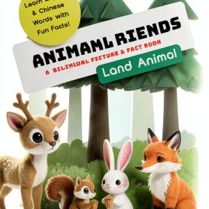 Bilingual Book Animal Friends Chinese English Kids 100 Pages-0