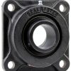 Sealmaster SF-47 Flange Bearing with Felt Seals and Cast Iron Housing-0