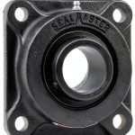 Sealmaster SF-47 Flange Bearing with Felt Seals and Cast Iron Housing-0