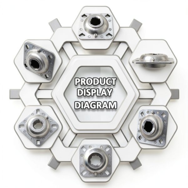 FD209RM 1-1/8" Square Bore Disc Harrow Flange Bearing Unit for Farming Applications FlexKing Kewanee Sunflower Replaces FD209R(RM) DHU1-1/8S-209 B2725 DHU118S209 B238799B 900918 FD209-1.1/8SQ-1