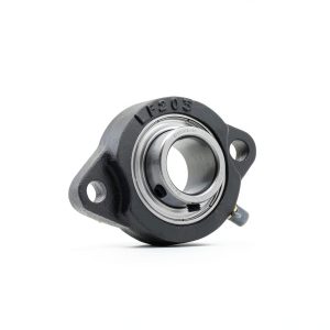 QJZ SBLF205-16 2‑Bolt Flange Bearing – 1 in Shaft, Cast Iron Housing-0