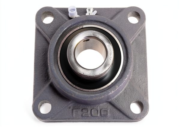 1-1/16" Four Bolt Flange Bearing by SpinCo – Grease Zerk, Heavy Duty-1