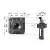 MAPLE ACE UCF207 Square Flange Bearing 35mm Bore 4-Bolt Self-Aligning-3