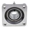 F3S223E Flange Unit, 4 Bolt Holes, Intermediate-Duty, Relubricatable, Non-Expansion, Cast Iron, Spring Locking Collar, Inch, 1-7/16" Bore Diameter-3