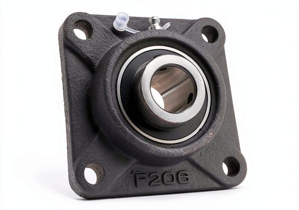 1-1/16" Four Bolt Flange Bearing by SpinCo – Grease Zerk, Heavy Duty-0