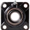 F3S223E Flange Unit, 4 Bolt Holes, Intermediate-Duty, Relubricatable, Non-Expansion, Cast Iron, Spring Locking Collar, Inch, 1-7/16" Bore Diameter-4