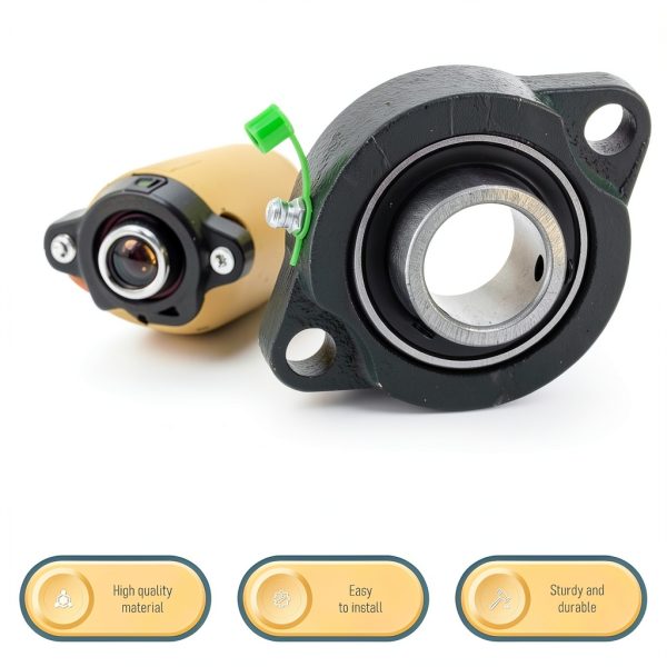 1411000-1in Cast Flange Bearing 2-Holed Compatible with Sal-tDogg, SH-PE and TG-S 1400050, 1400050SS, 1400100, 1400100SS, 1400200SS, 1400250SS, 1400300SS,1400400, 1400450, TGS07, LF205 Series-3