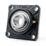 MAPLE ACE UCF207 Square Flange Bearing 35mm Bore 4-Bolt Self-Aligning-0