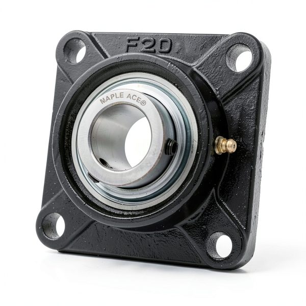 MAPLE ACE UCF207 Square Flange Bearing 35mm Bore 4-Bolt Self-Aligning-0